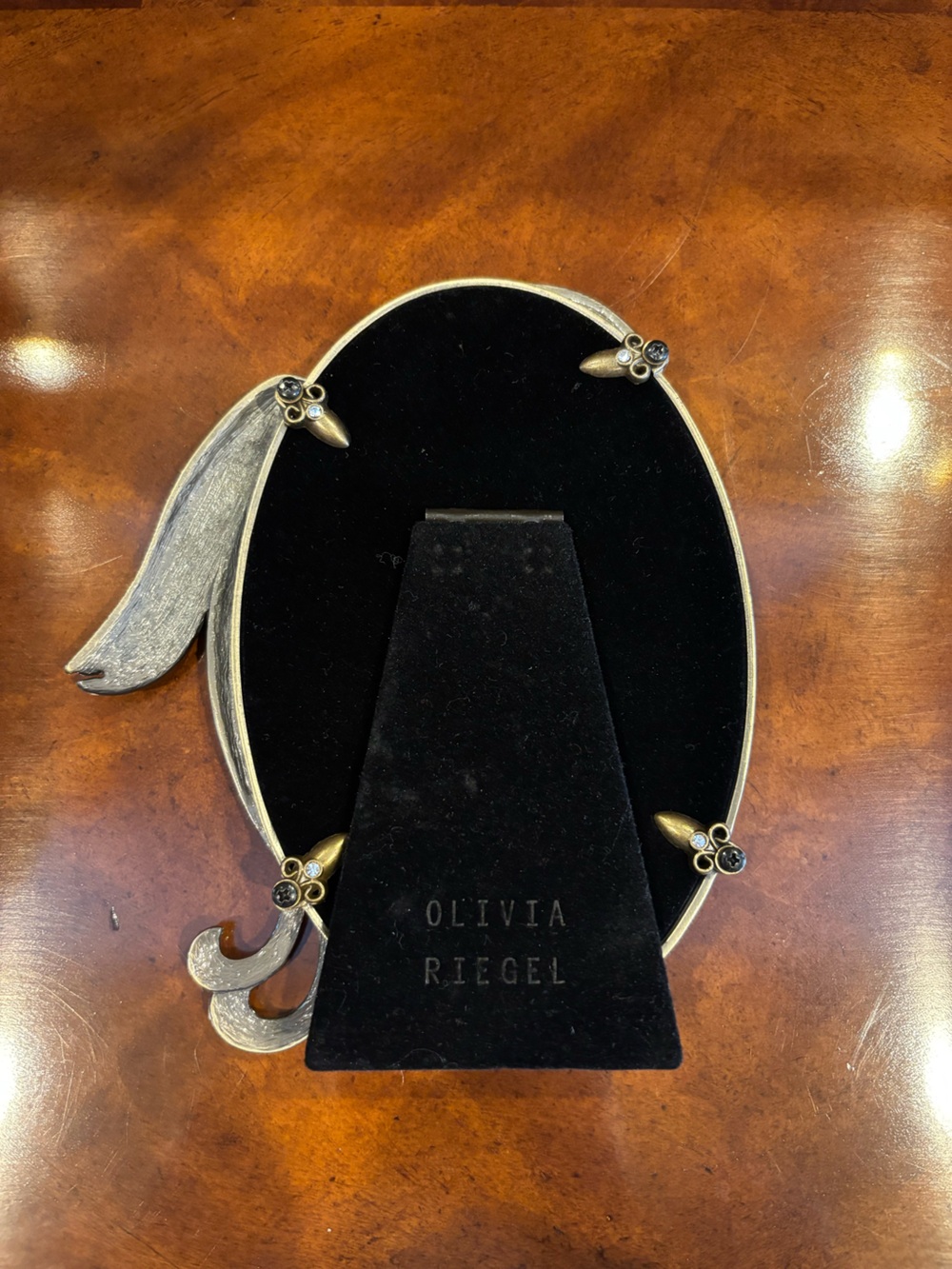 Olivia Riegel Crystal Blue Bird Frame, 4” x 6” - Picture 3 of 4